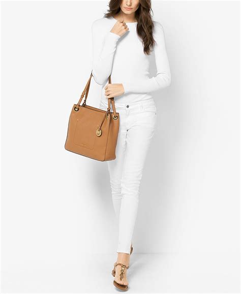 michael kors walsh medium shoulder tote|More.